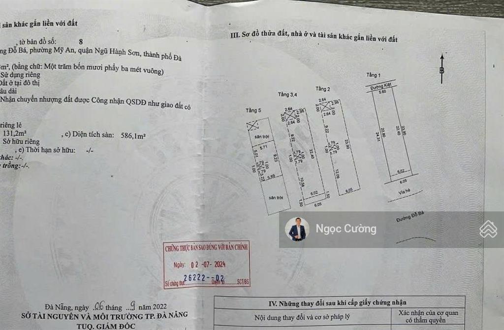 Bán nhà 5 tầng mt đỗ bá  cách biển mỹ khê 700m  khu phố tây an thượng  kd sầm uất  0905 350 ***