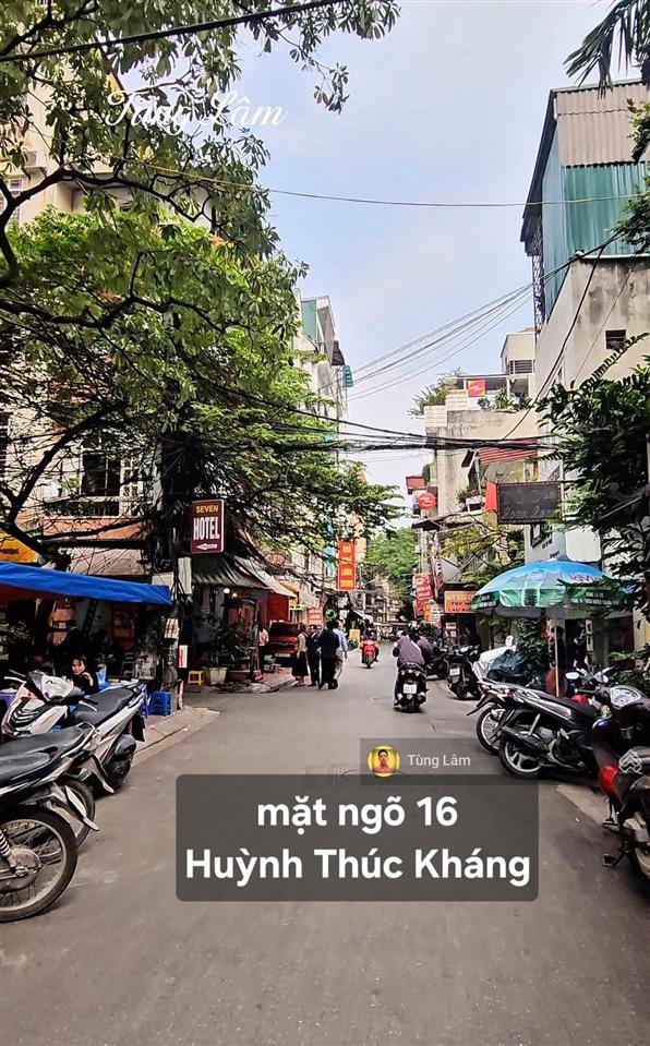 Ảnh thật, mặt tiền 7.2m  mặt ngõ 16 huỳnh thúc kháng  thông 91 nguyễn chí thanh