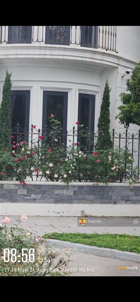 Góc 2 mặt tiền tây nam  đông nam. ciputra 4 tầng thang máy, dt 305m2  nguyễn hoàng tôn