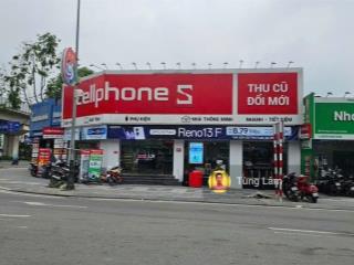 Mặt tiền 300m  2 mặt phố lớn quang trung  cầu đơ, thu nhập 36 tỷ/năm, đất vuông tờ a4 (góc)