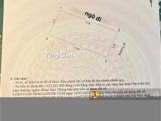 Đất mặt hồ, vuông đét, góc 2 mặt tiền. dt 100m2 (6.7 x15m) view hồ cực đỉnh)