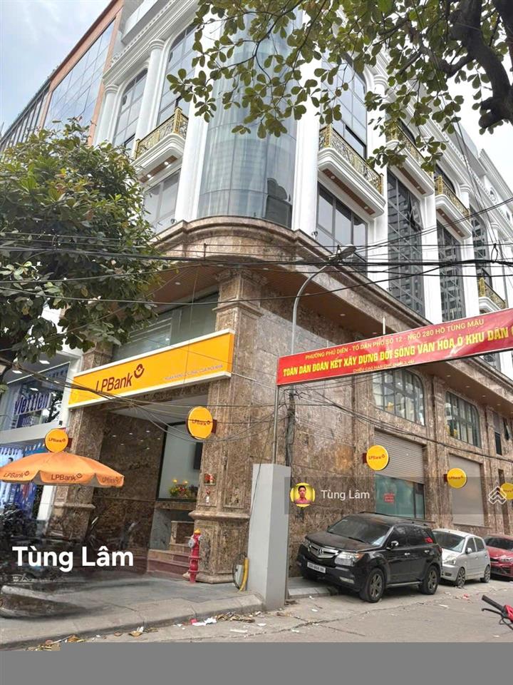 Bán nhà 282 hồ tùng mậu 3 mặt tiền đang cho ngân hàng thuê, dt 170m2 x7t có hầm, 139 tỷ