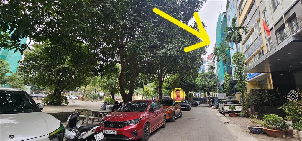 Mặt tiền 16m  building 8 tầng mặt vườn hoa trần thái tông, duy tân  kđt mới cầu giấy