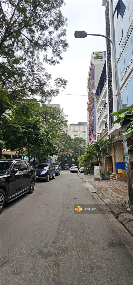 Mặt tiền 16m  building 8 tầng mặt vườn hoa trần thái tông, duy tân  kđt mới cầu giấy