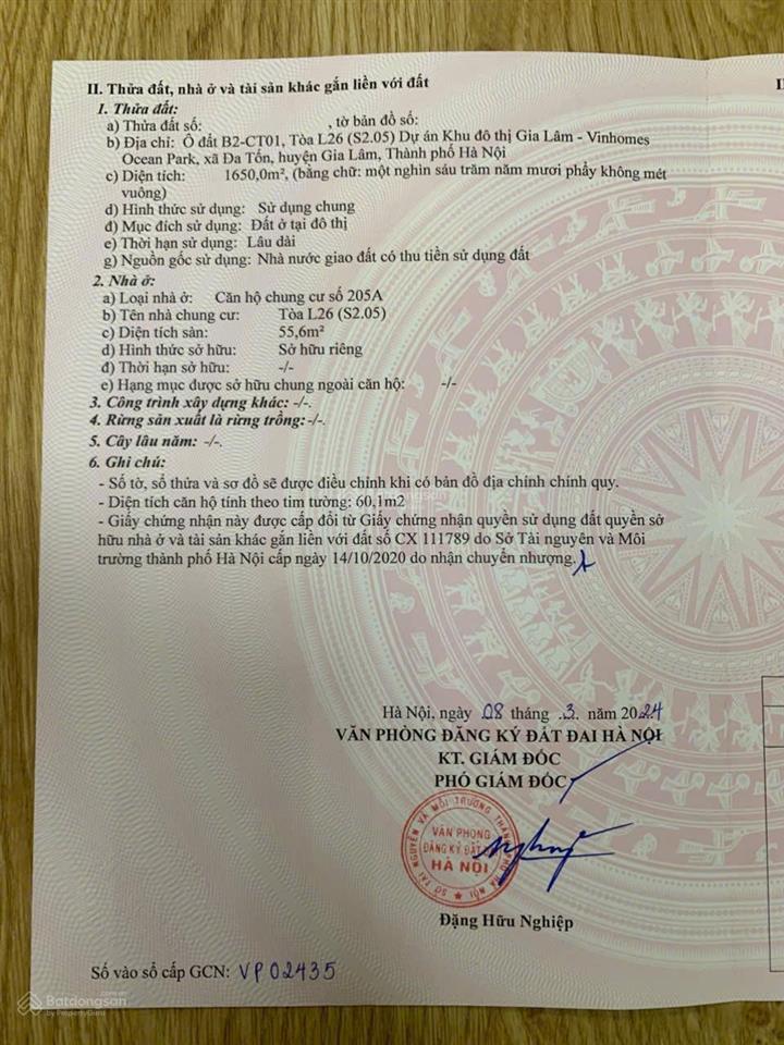 Chính chủ cần bán căn 2 phòng ngủ tâm huyết  sapphire s2 full đồ đẹp, sẵn sổ