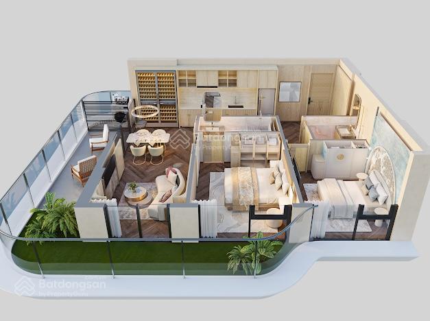 Bán căn hộ 2pn, 69m2 tại rivea residences, 6 tỷ vnd