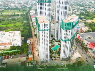 Căn hộ xây rồi mới bán green skyline, 68m2 2pn2wc ngân hàng hỗ trợ 70%  0909 055 ***