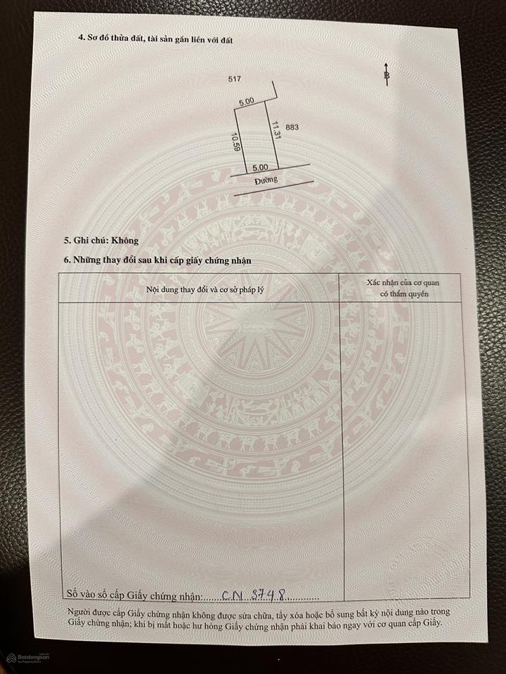 Cần tiền bán gấp lô đất 55m2, mt 5m, đường oto thông tại phú trạch, mễ sở.giá chỉ 2.2 tỷ 0967 635 ***