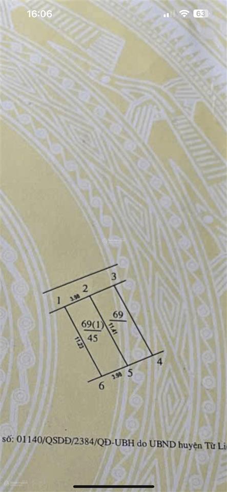 Mua đất tặng nhà 3 tầng dt 45m2, mt 4m ngõ sh quay đầu thoải mái