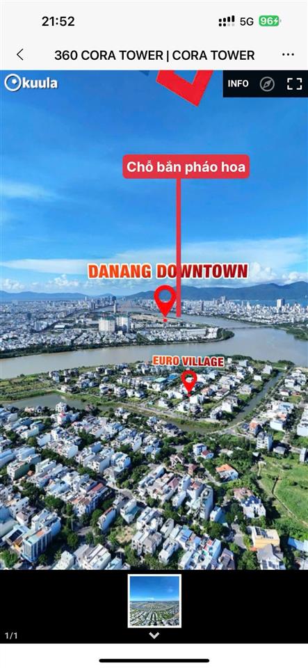 Bán rẻ căn studio cora view pháo hoa, chỉ 1,987 tỷ