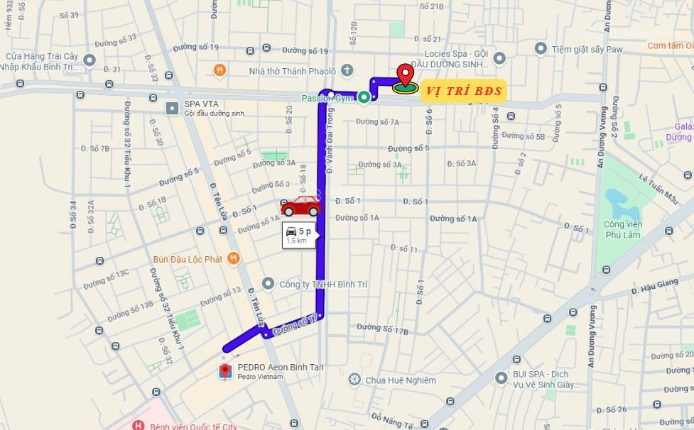 Bán nhà khu tên lửa, mt đường số 19a, 10 x 19m, 3 tấm, 21 tỷ (tín hưng)