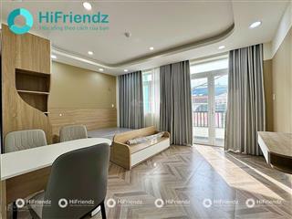 Căn hộ 1 phòng ngủ tách bếp bancol máy giặt riêng  full nội thấtđối diện vlu, hầm xe  thang máy