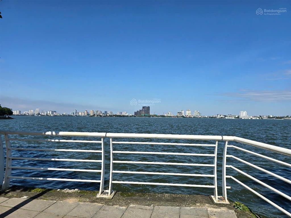 Bán đất view hồ tây lộng gió mặt tiền khủng 2 mặt phố nguyễn đình thi 330m2 mt 22m 85 tỷ tây hồ