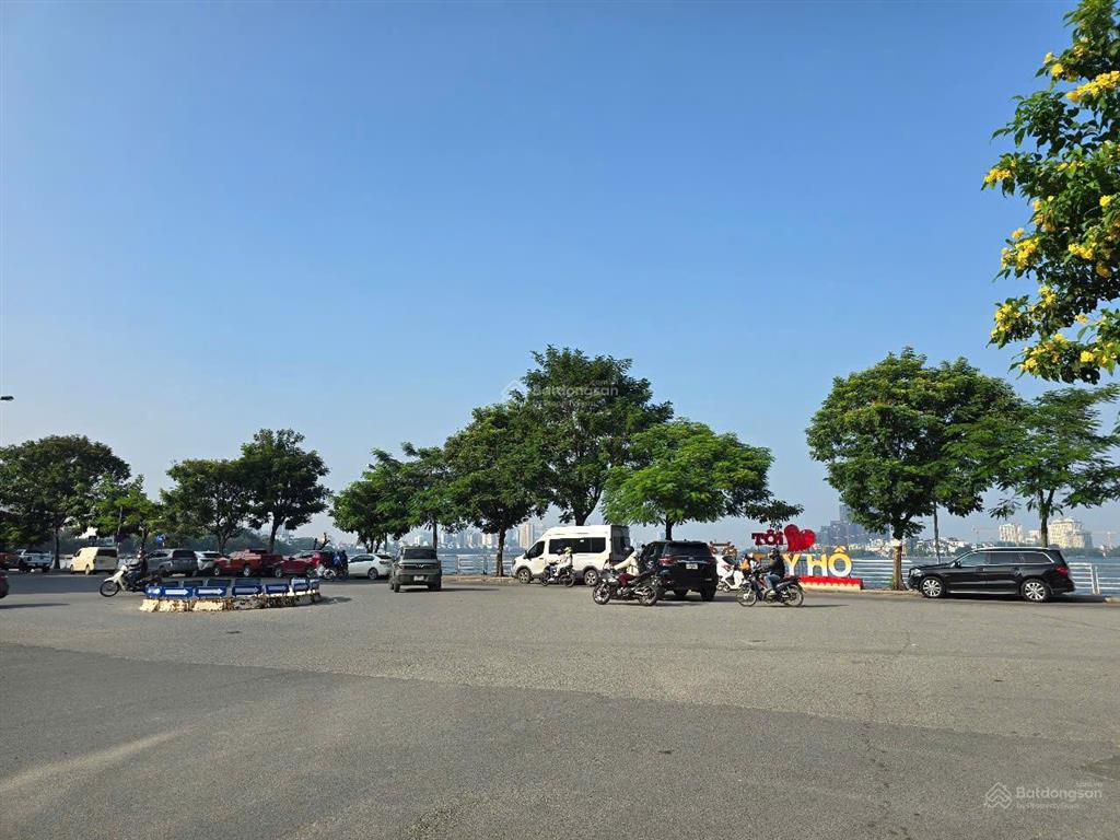 Bán đất view hồ tây lộng gió mặt tiền khủng 2 mặt phố nguyễn đình thi 330m2 mt 22m 85 tỷ tây hồ