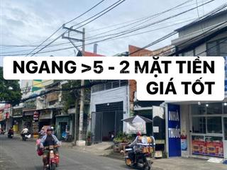 Bán nhà mặt tiền  trịnh đình thảo (5.4x15.5m) 2 tầng  3pn  nhỉnh 10 tỷ