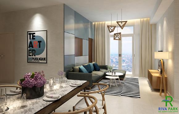 Bán gấp căn hộ riva park, nguyễn tất thành, 7,2 tỷ, 105m2,3pn,2wc,tặng nội thất,.0981 674 ***