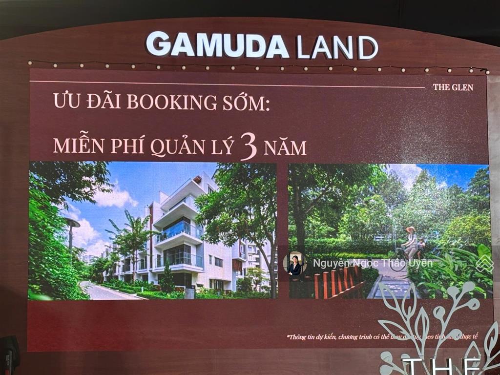 The glen  ck 29%, 3 option thanh toán, dt 419m2 giá 23ty1
