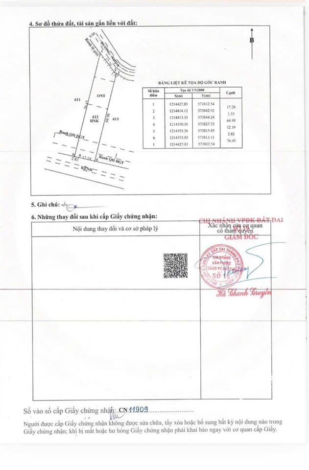 Đất thái mỹ, tỉnh lộ 7, củ chi, dt 1055m2, sổ riêng
