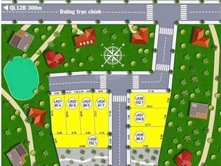 Đất liền kề khu đô thị mới vụ bản, ngay quốc lộ 12b, full thổ cư