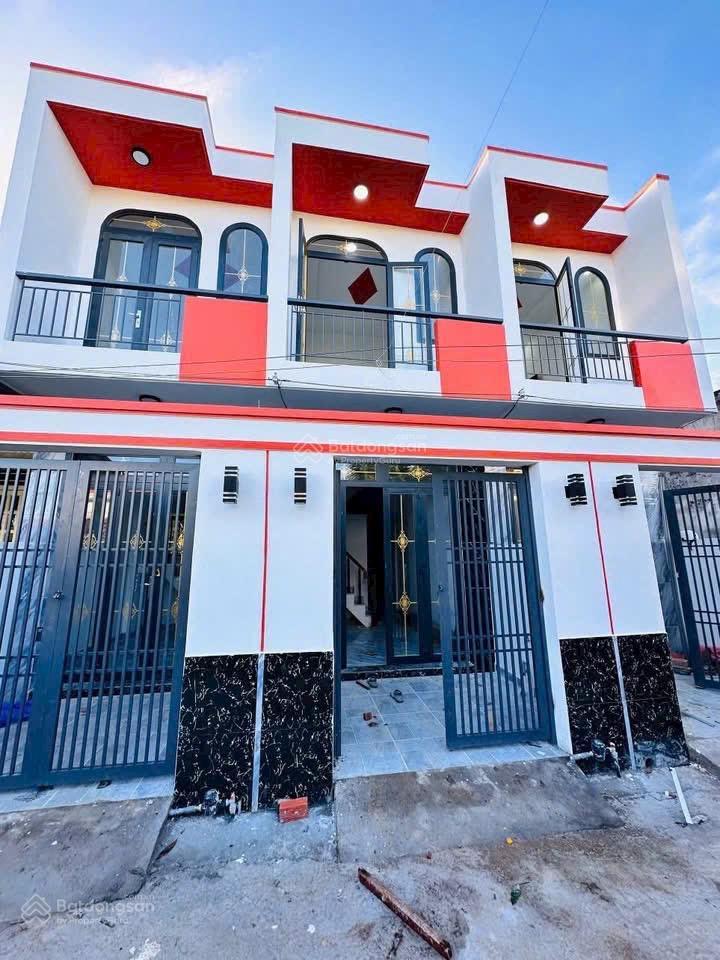 Bán nhà mới hoàn thiện, 1 trệt 1 lầu, 2 phòng ngủ, khu tân kim cần giuộc