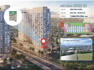 Em na độc quyền căn sân vườn 3pn, trực diện sông,dt 122m2 chỉ cần tt 1.75 tỷ,50tr/m2 tts 0932 509 ***