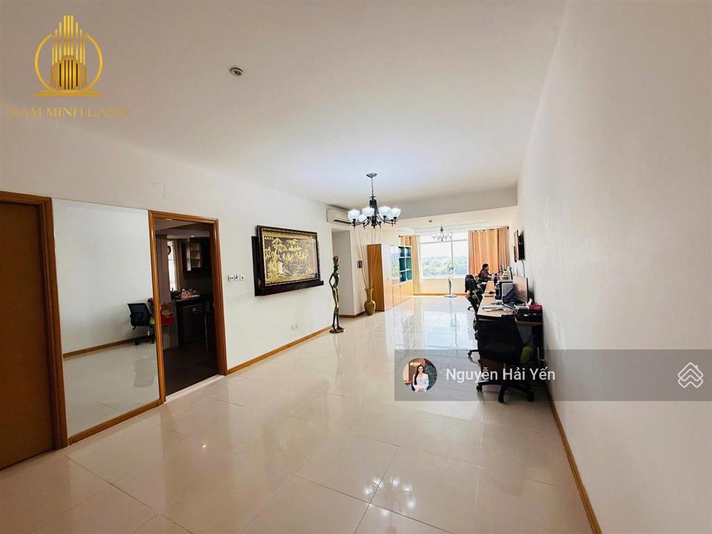 Hải yến nam minh land  bán căn hộ 3 pn saigon pearl, dt 152m2 giá 20 tỷ. view trực diện sông