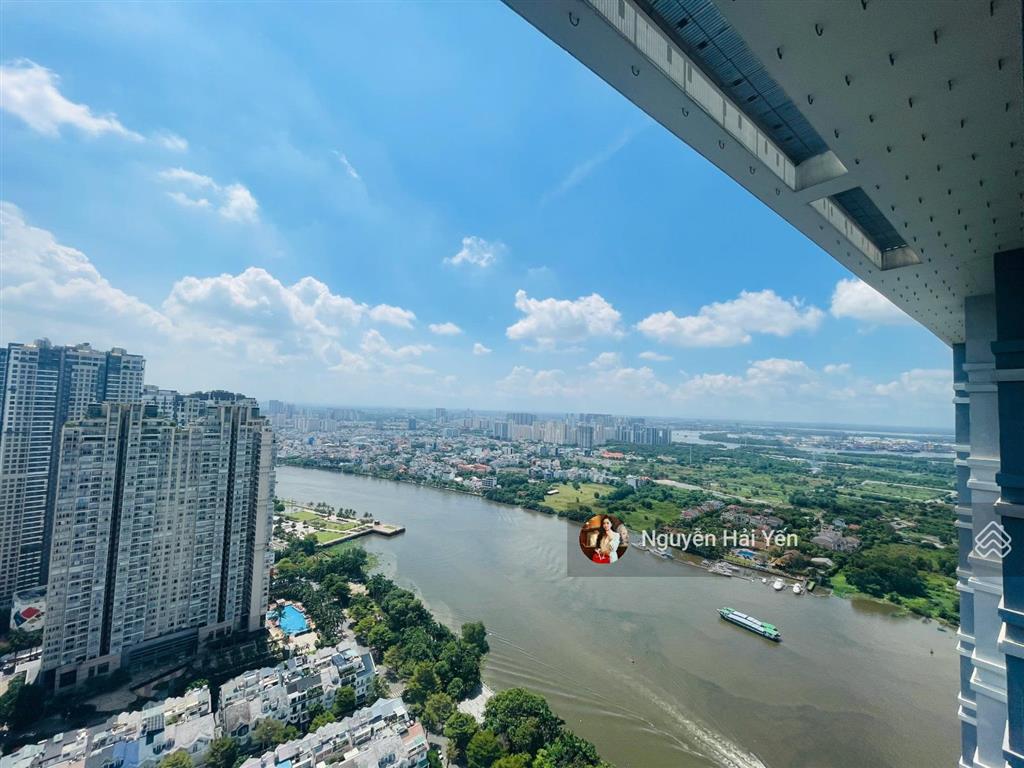 Hải yến nam minh land cho thuê căn hộ sunwah pearl 2 phòng ngủ + 1, tầng cao, giá 45tr đủ nội thất