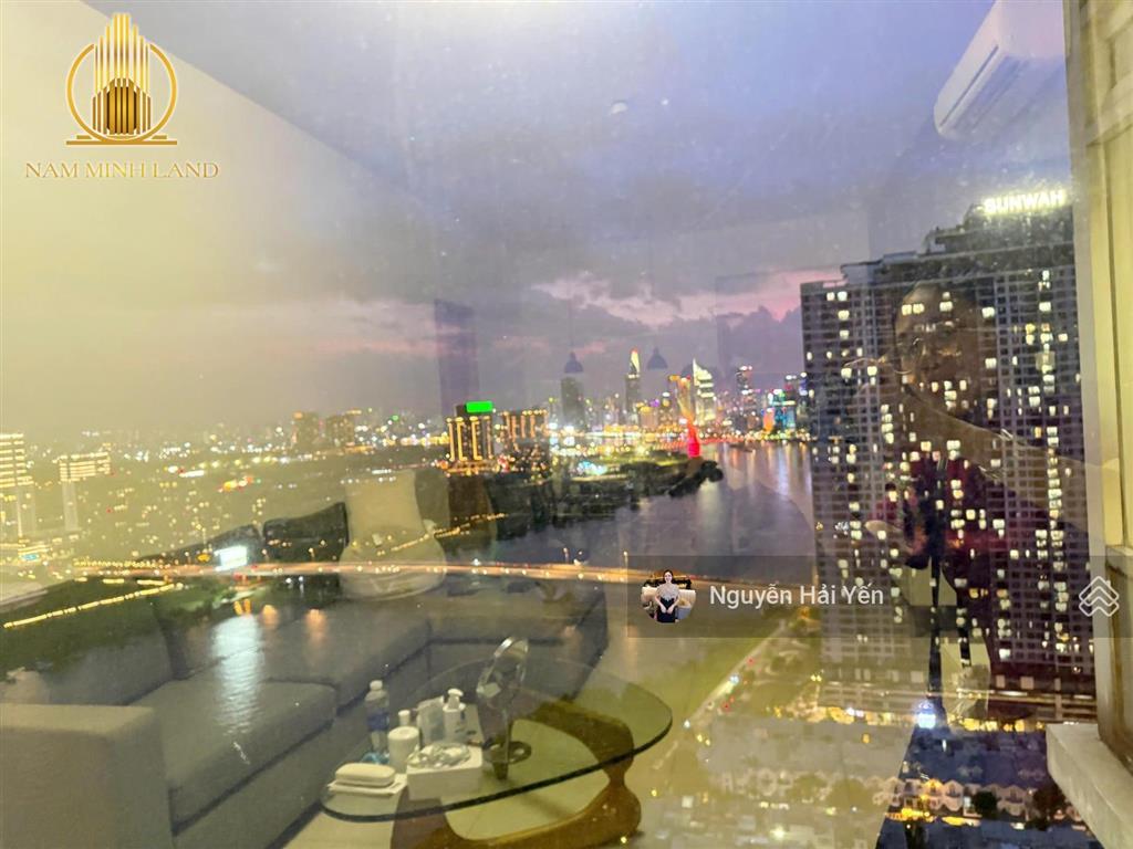 Hải yến nam minh land  bán căn hộ saigon pearl 3 phòng ngủ, tầng cao, view trực diện quận 1 + sông