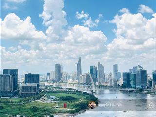 Hải yến nam minh land cho thuê căn hộ sunwah pearl 2 + 1 phòng ngủ tòa gh, view sông + thủ thiêm