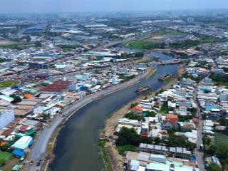 Mặt tiền sông vàm thuật cầu an lộc 5x37m 2 mặt tiền trước sau. giá chỉ 16.5 tỷ