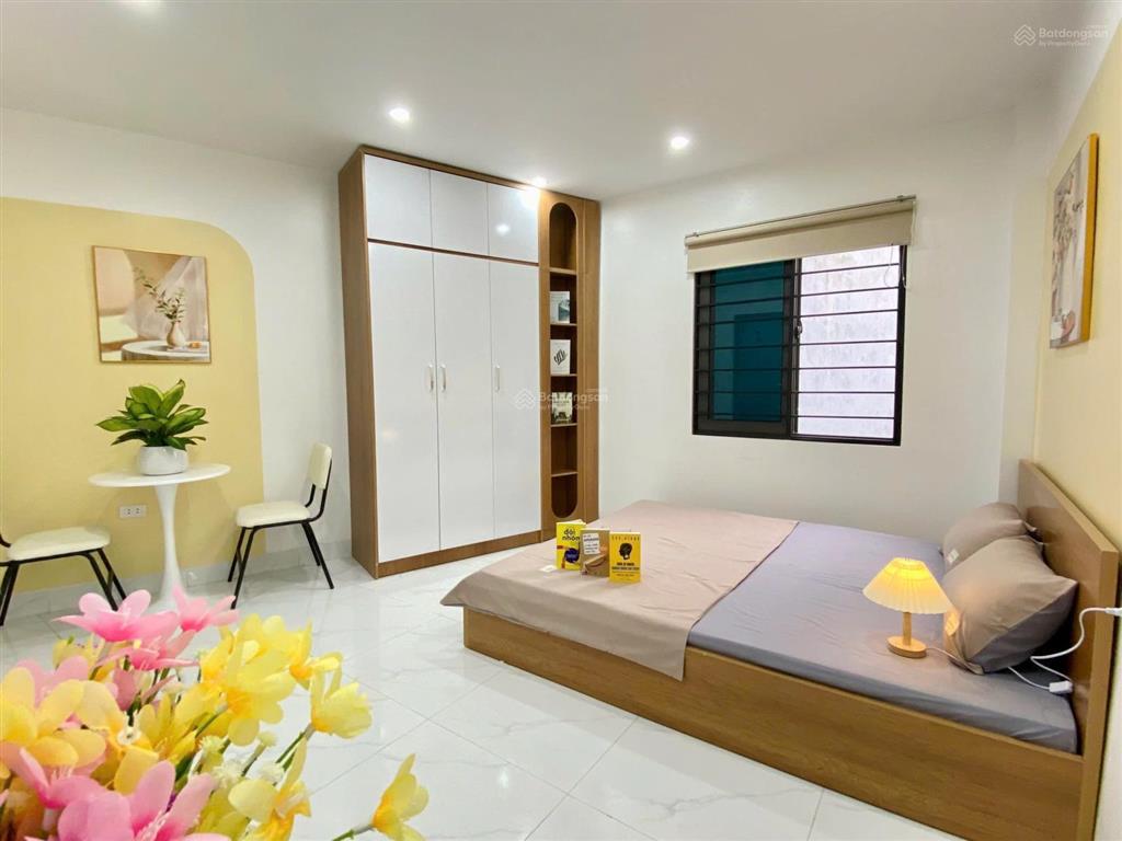 Toà chdv trung kính, 50m2*7t, mt 4.5m, 11 phòng kk, sát phố, hai thoáng, đủ pccc, dòng tiền 6%/năm