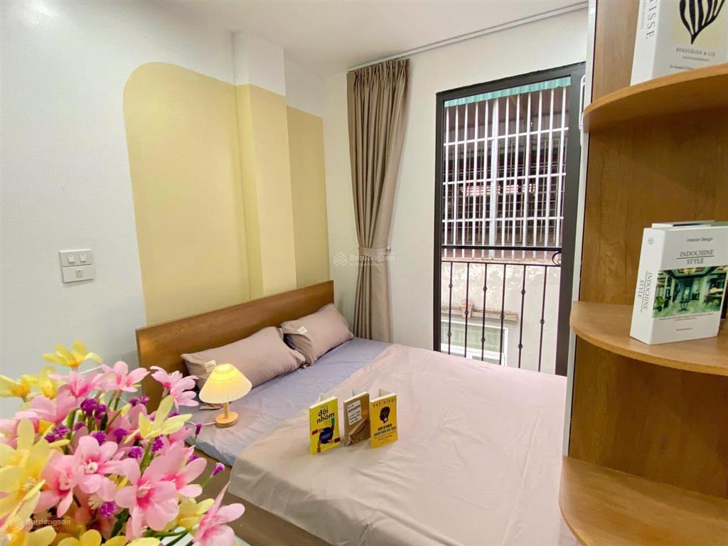 Toà chdv trung kính, 50m2*7t, mt 4.5m, 11 phòng kk, sát phố, hai thoáng, đủ pccc, dòng tiền 6%/năm