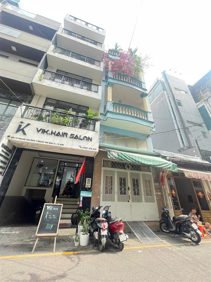 Bán nhà hẻm 8m nguyễn thái bình, 4x21m, nhà 3 lầu st, giá 27.8 tỷ tl