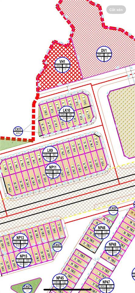 Duy nhất 1 lô liền kề 97.5 m2 chân chung cư bắc đầm vạc đang khởi công giá chỉ 5.07 tỉ