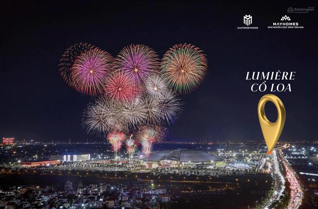 Mở bán 2 toà căn hộ hàng sang lumie seri vinhomes cổ loa