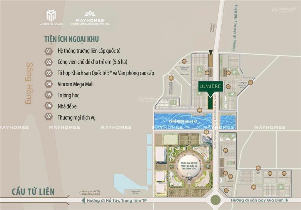 Mở bán 2 toà căn hộ hàng sang lumie seri vinhomes cổ loa