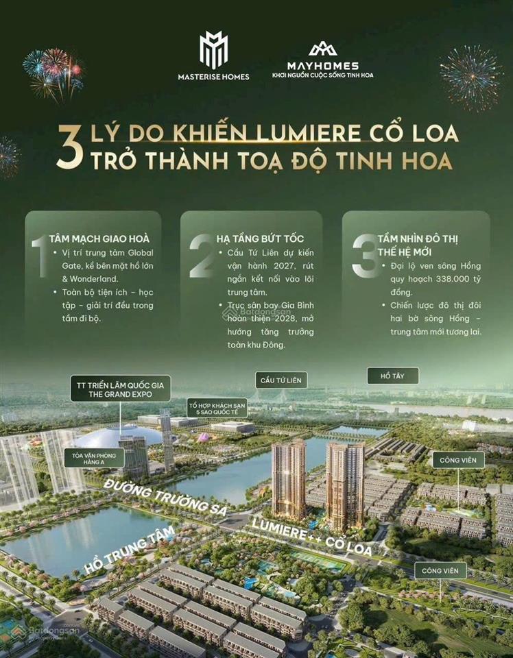 Căn hộ hàng sang vvip đã xuất hiện tại vinhomes cổ loa