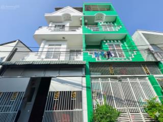 Bán nhà mặt tiền hoàn công 1 trệt 3 lầu  51,2m2(5.5x9.3) gần ga metro 2 lotte mart  giá 3.7 tỷ