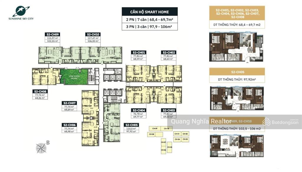 Duy nhất căn 3pn sunshine tòa mới sắp bàn giao trong năm 2026 giá chỉ 8,8 tỷ  0797 766 ***