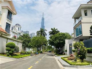 Một căn duy nhất biệt thự compound river mark trần não, 15x20m, 300m2, 115 tỷ, đối diện công viên