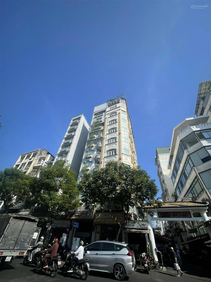 Bán khách sạn hầm + 8 tầng bùi thị xuân, p.bến thành hợp đồng thuê 259,8 triệu/th giá chỉ từ 80tỷ