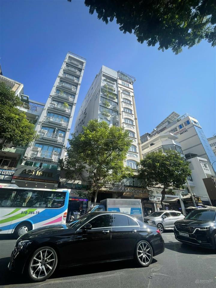 Bán khách sạn hầm + 8 tầng bùi thị xuân, p.bến thành hợp đồng thuê 259,8 triệu/th giá chỉ từ 80tỷ