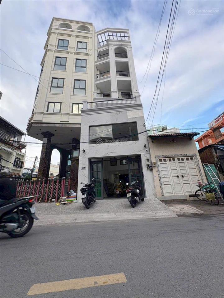 Giảm sốc 1.3 tỷ  mt trần bình trọng 4.5x25m  7 tầng 24 phòng  hđt 100 tr/tháng  bán 25.4 tỷ