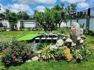 Cần tiền bán gấp, giảm sốc 1.9 tỷ  biệt thự vườn view sông 22x55m 1.200m2  hồ bơi  bán 35.6 tỷ