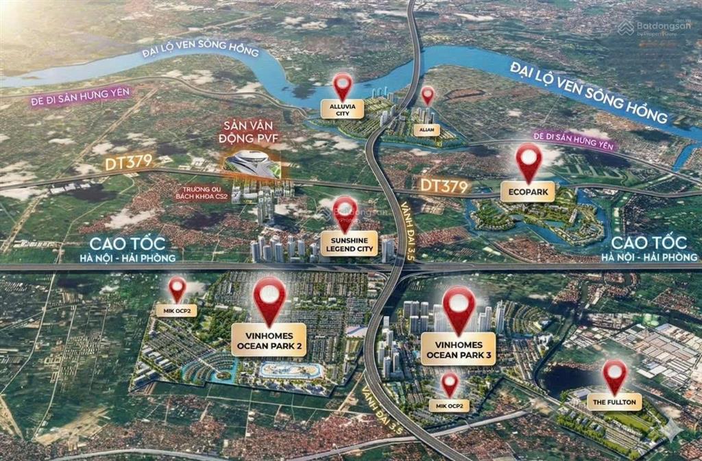 Bán shophouse 100m2, xây dựng 388m2, tại vinhomes ocean park 3, văn giang, hưng yên