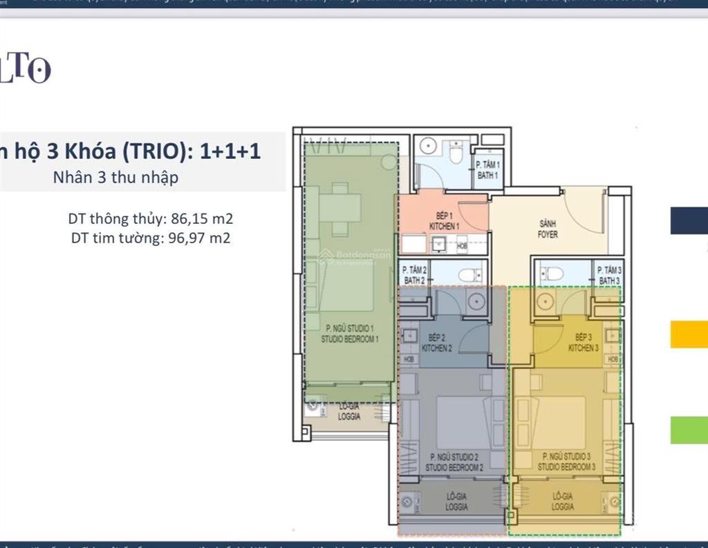 Bán cc de la sol, quận 4, căn triplekey 3 chìa 11,8 tỷ, 96m2, sẵn hđt 3638tr/tháng đầu tư