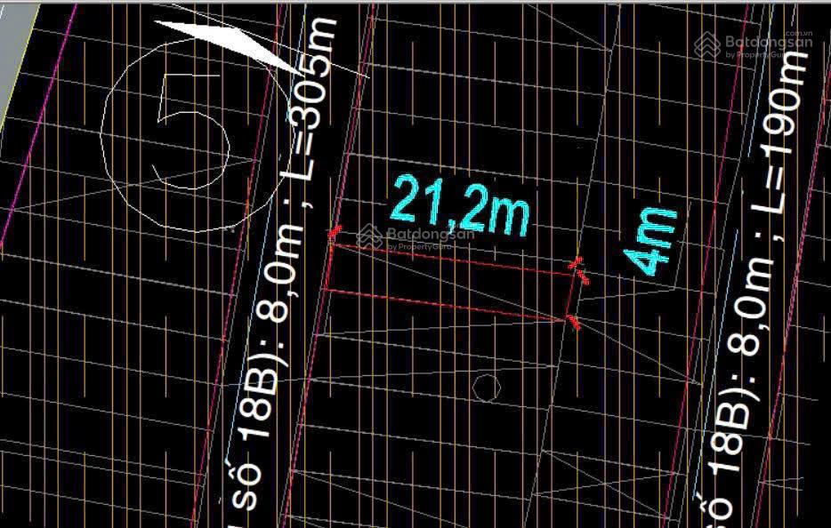 Chính chủ gửi bán lô đất đường số 18b (gần lê văn quới, gò xoài), diện tích 4 x 22m, giá 6,35 tỷ