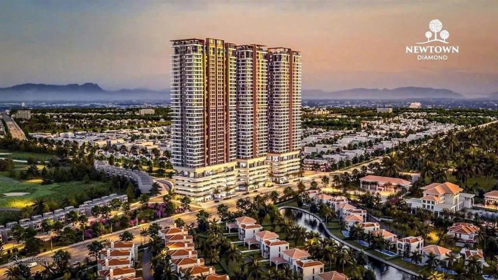 Bán cc newtown diamond đà nẵng mặt biển, giá chỉ từ 4 tỷ.