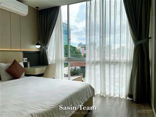 Căn hộ 1 phòng ngủ full nội thất cao cấp 100%, cửa sổ lớn nguyễn đình chiểu, gần hồ con rùa