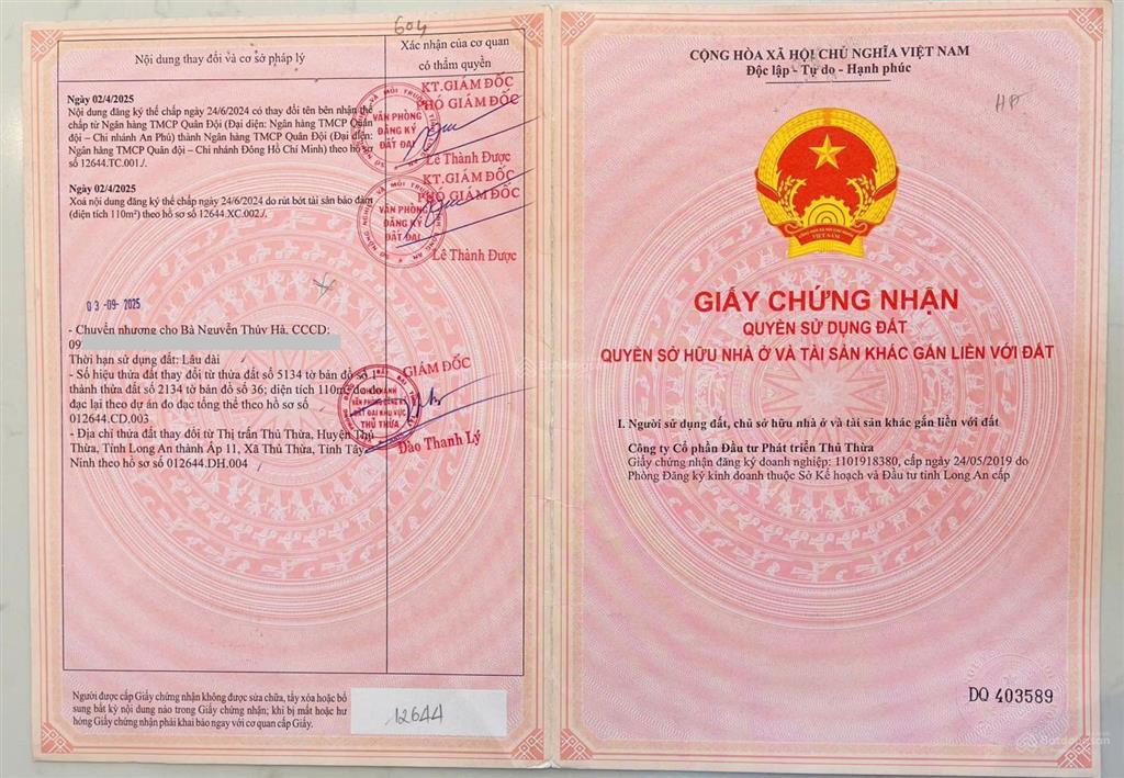 Bán đất nền dự án agora city shr ngay trung tâm hành chính thủ thừa long an